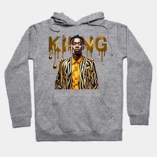 Afrocentric King Drippin' Gold Hoodie